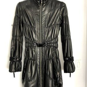 Danier Leather coat black - hardly worn